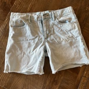 Gap light wash denim shorts